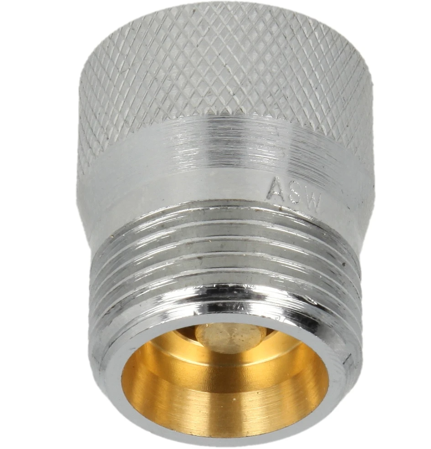 Wasserstop Schlauchplatzsicherung 3/4" für Wasch und Spülmaschinen verchromt