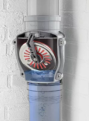 Airfit Rückstauklappe für senkrechte Montage DN110 | 58110RKS