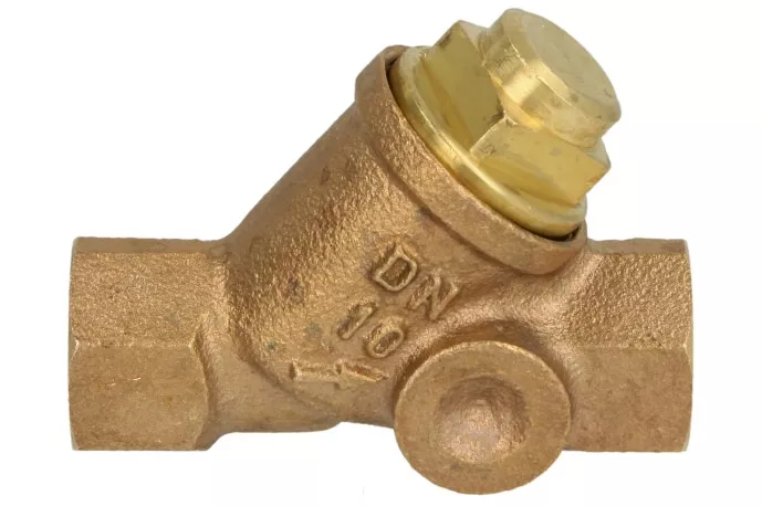 Rückschlagventil 3/8", Rotguß 40 mbar Öffnungsdruck