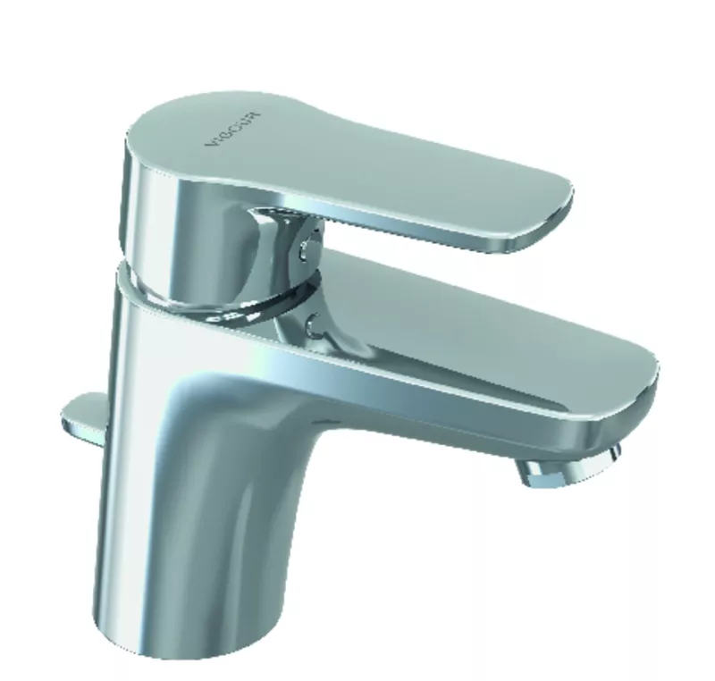 VIGOUR Einhand-ND-Waschtischbatterie derby XS Ablaufgarnitur verchr | DEXSND