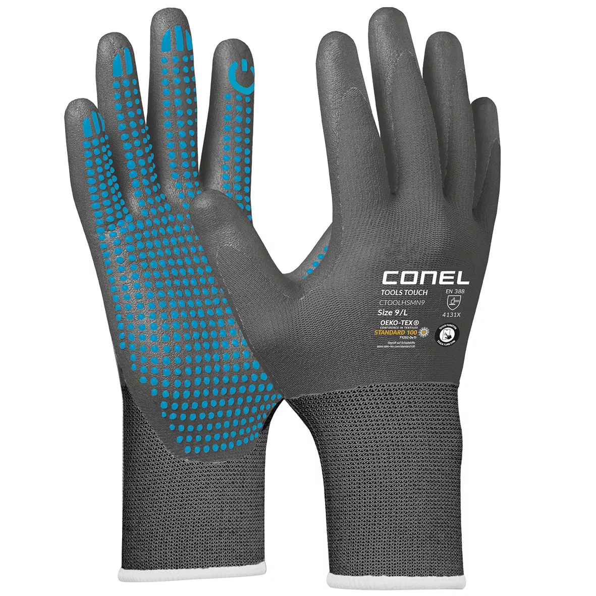 CONEL TOOLS TOUCH Montagehandschuh Gr.8 M-Gr.9 L-Gr.10 XL-Gr.11 XXL mit Noppen und Touchfunktion 