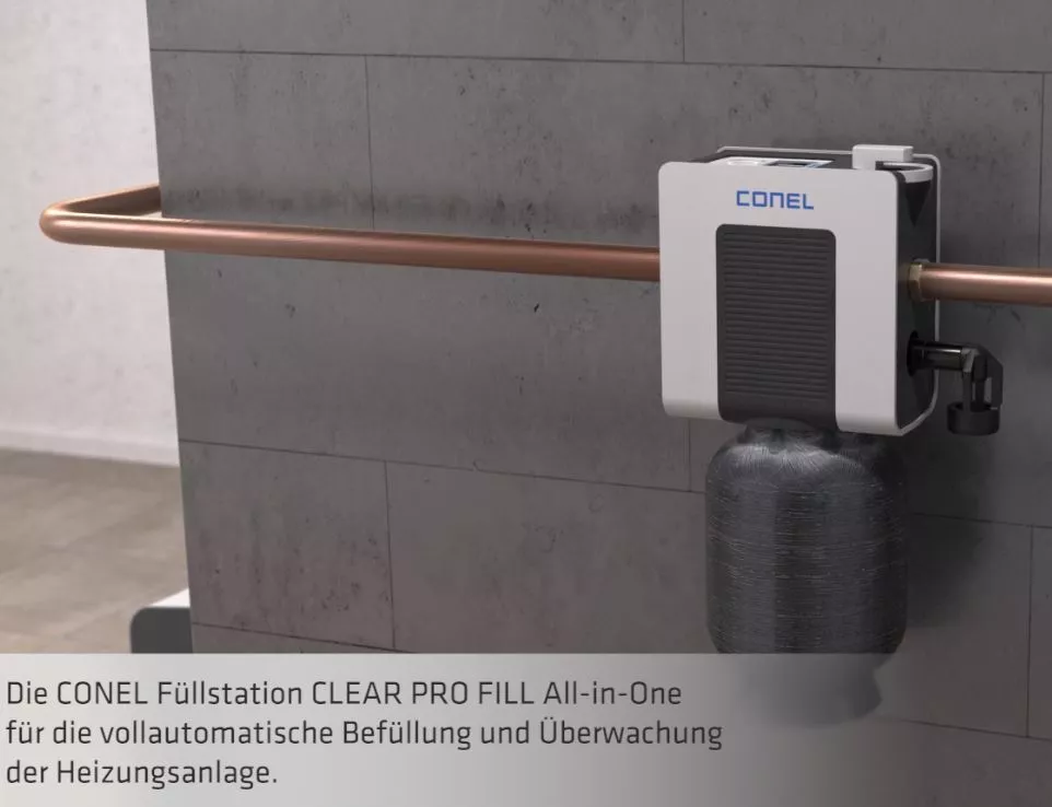 CONEL Füllstation CLEAR PRO FILL All-in-One CONEL mit Systemtrenner BA