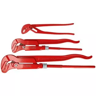 Rennsteig Wasserpumpenzangen Set 3-Teilig Chrom-Vanadium-Stahl