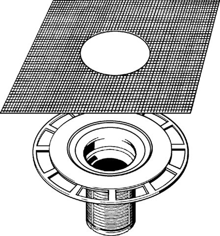 Viega Aufstockelement  Advantix d=145mm Ablauf senkrecht, Kunststoff 4994 | VIEGA4994