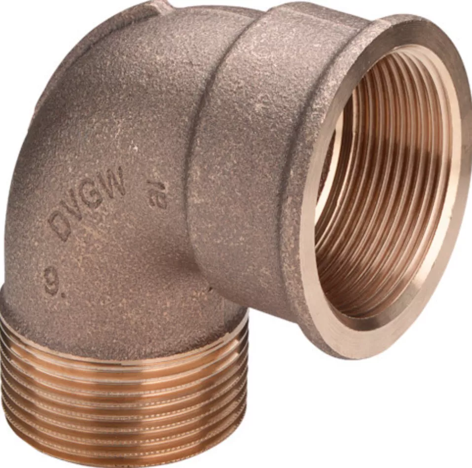 Viega Winkel Rotguss i/a 90 Grad 1/4" 3092 | 318000