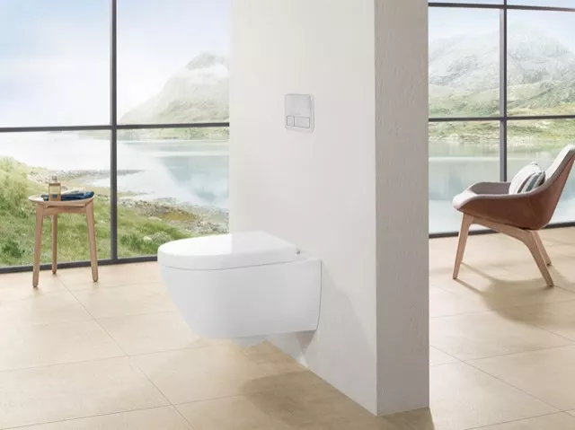 Villeroy & Boch WC-Sitz Subway 2.0 weiss m.quick-release pass.zu SUBW2WWC Scharn.Edelstahl | SUBW2SI