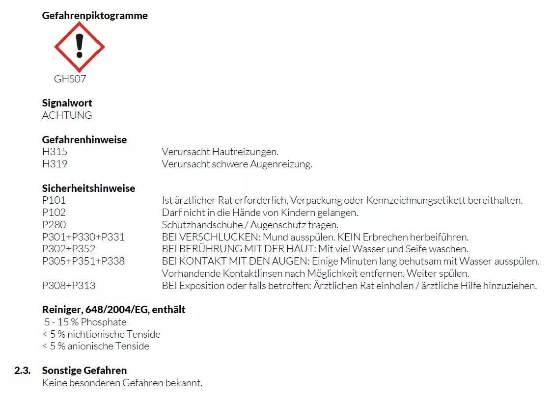 CONEL CARE Superkraftreiniger 1 Liter Kanister Konzentrat | CARESKRK1