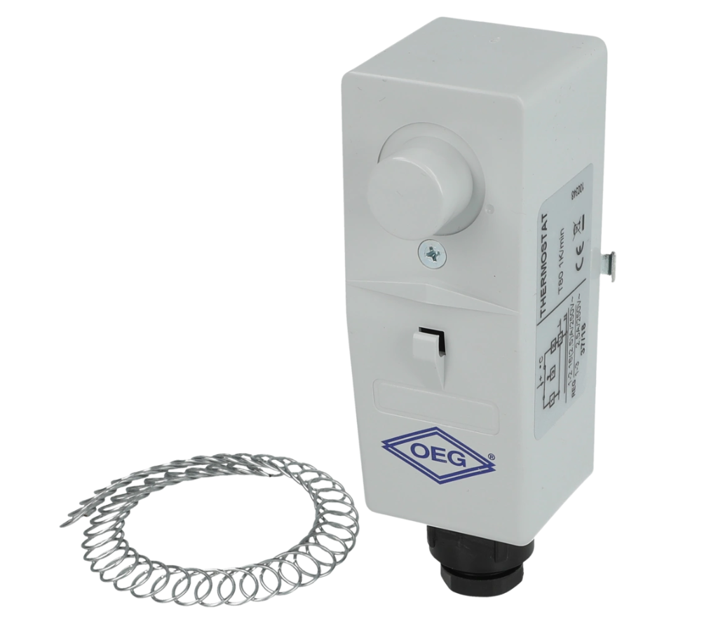 OEG Anlegethermostat BRC-I 20-90°C, innenliegende Verstellung 230 V