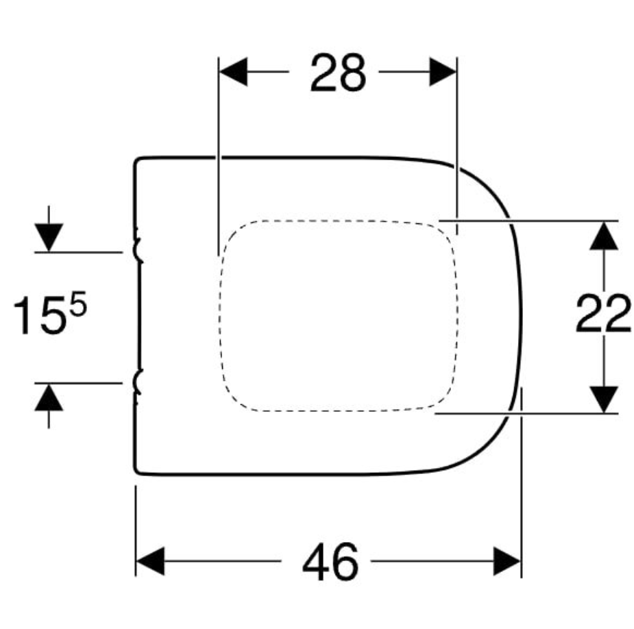 Geberit WC-Sitz myDay aus Metall m.Absenkautomatik | 575410000 