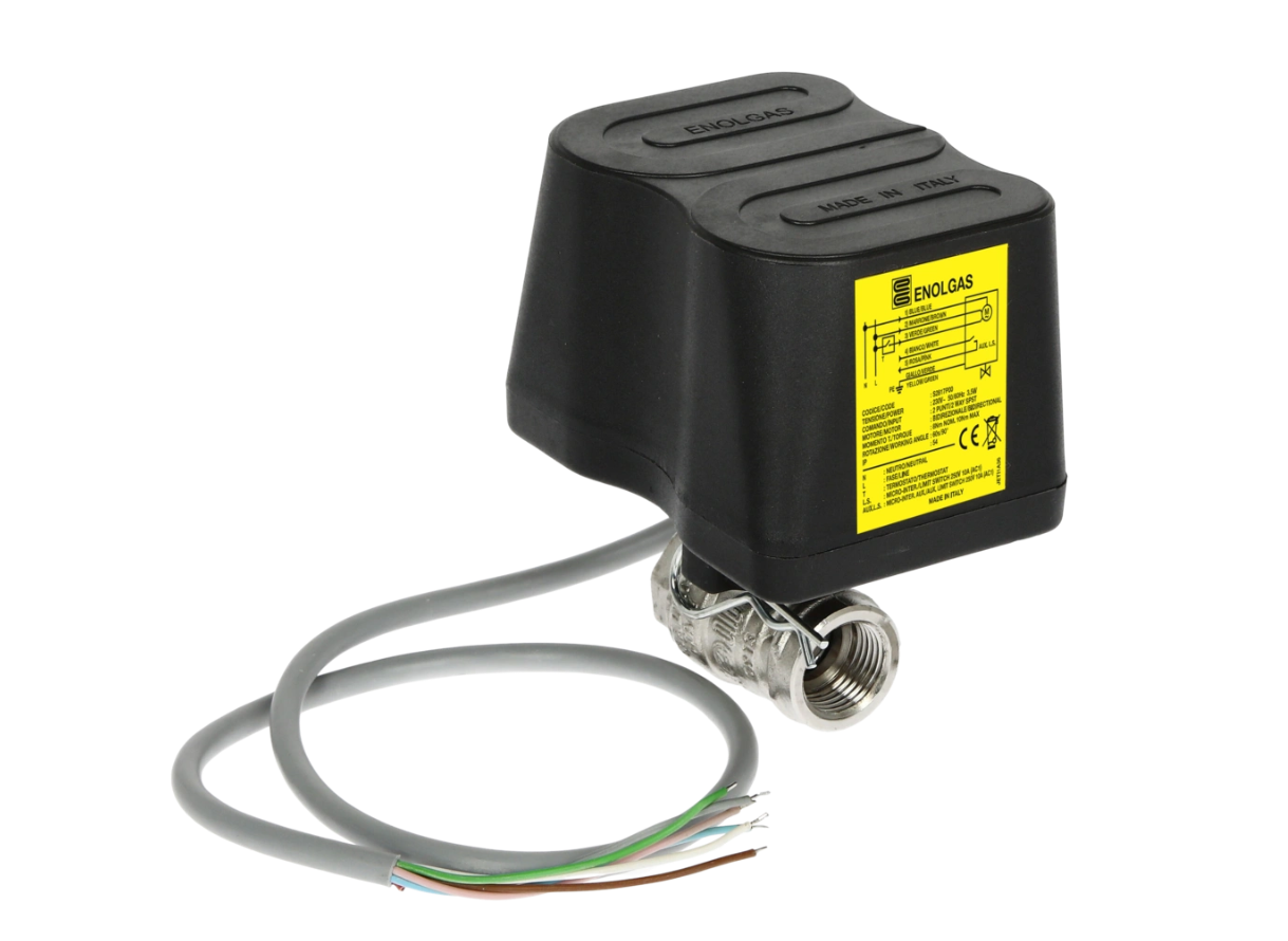Motor-Kugelhahn, 1 1/4", 230 V 10 Nm, 90°/60 sec, IG x IG