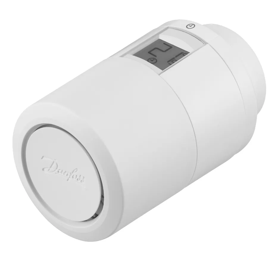 Danfoss Elektron. HK-Thermostat ECO Home Stand-alone-Regler mit Bluetooth, weiss | 014G1001
