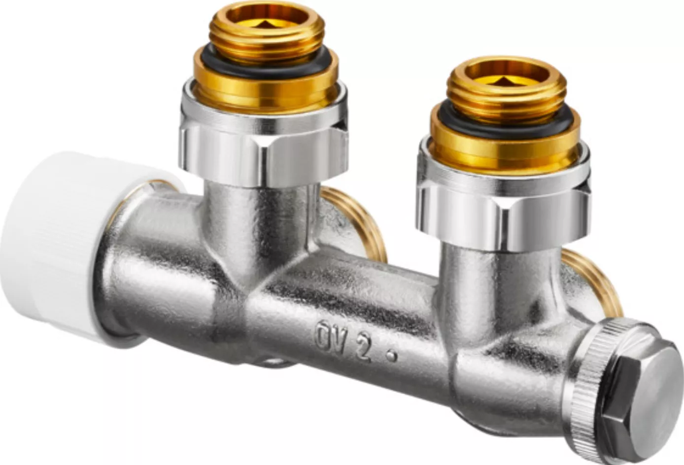 Oventrop Anschlussarmatur Multiblock T Anschluss AG 1/2" Eckform | 1184084