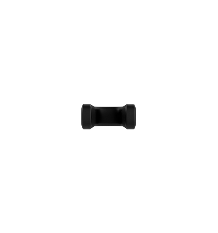 VIGOUR Handtuchhalter derby style 350 mm 2- teilig schwenkbar schwarz matt | DESHH35SM