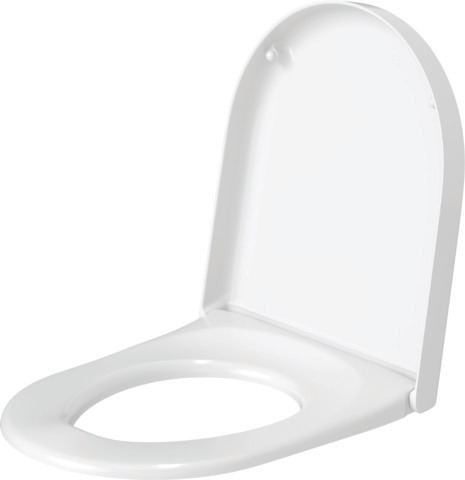 Duravit WC-Sitz Starck 3 abnehmb.m.Deckel weiss Scharniere Edelst.m.Absenkautom.| 0063890000