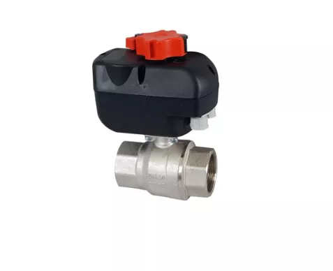 Motor-Kugelhahn, 3/4", 230 V 4,4VA 9,8 Nm, 90°/30 sec, IG x IG
