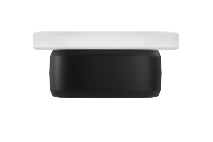 VIGOUR Seifenhalter derby style mit Glas schwarz matt | DESSHSM