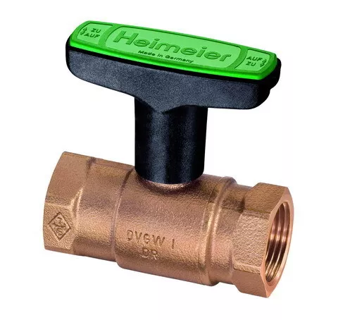 Heimeier Trinkw.-Kugelhahn Globo D DN 40 R 1 1/2"xR 1 1/2" Rotguss m.Innengewinde | GLOBODIG40