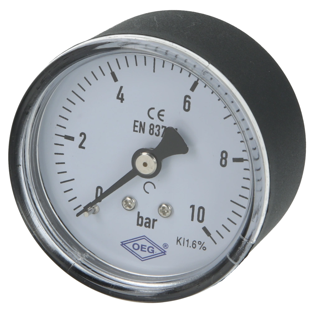 Manometer R 1/4" axial von 0 bis 10 bar