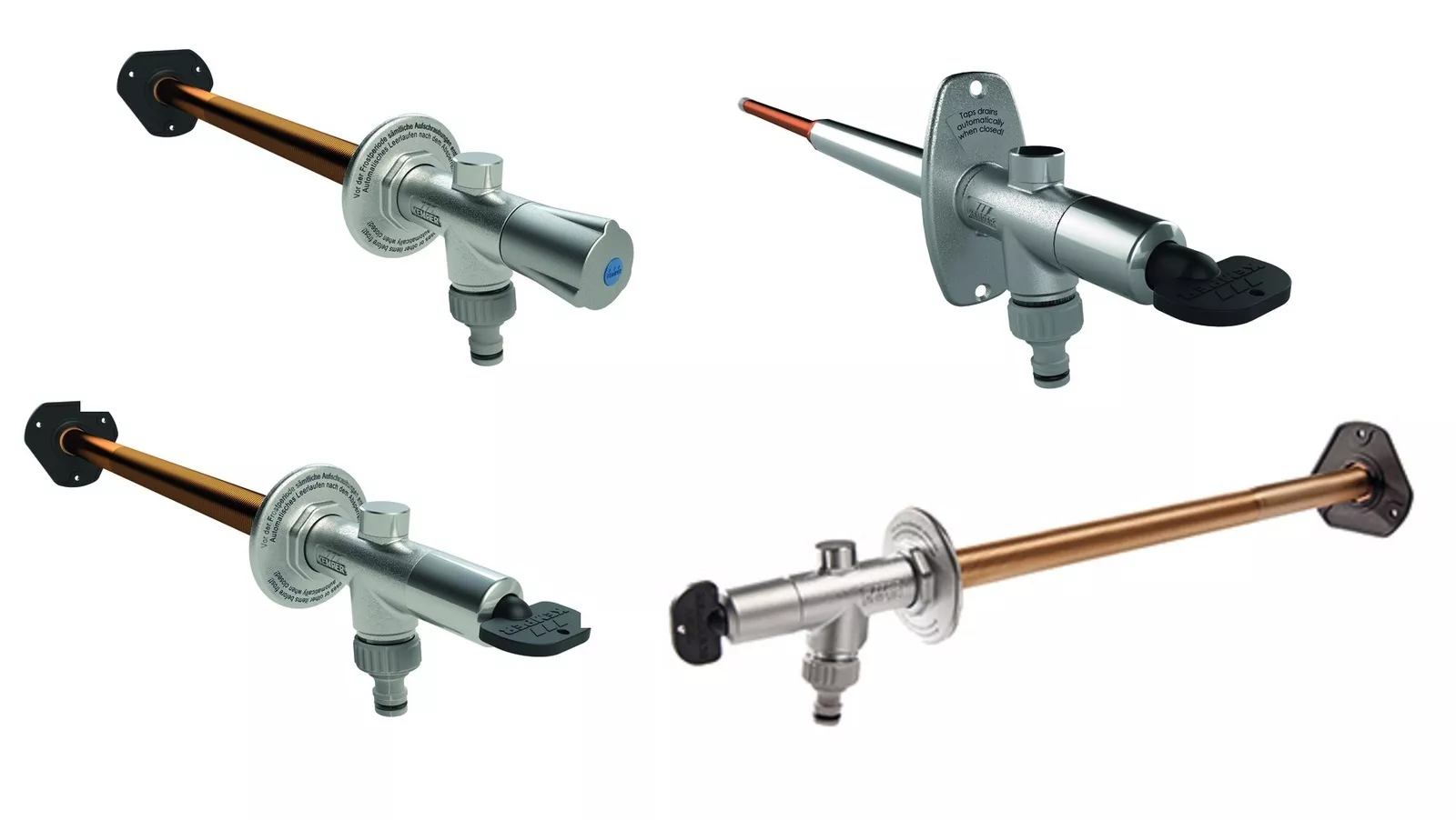 Kemper FROSTI-PLUS Frostsichere Außenarmatur Bausatz Steckschlüssel XL-Variante