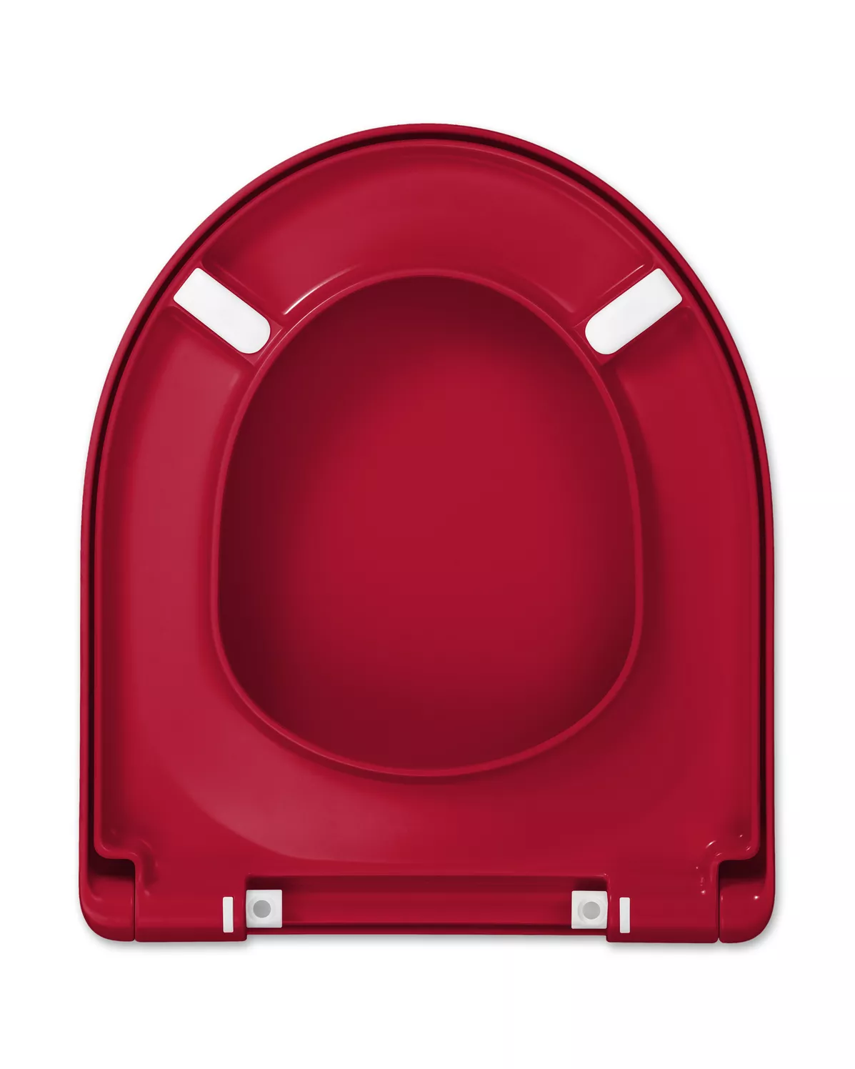 VIGOUR WC-Sitz derby V3 Kind m.Deckel semi abn. Scharnier Edelstahl Absenkaut. rot| DEKSIASRT