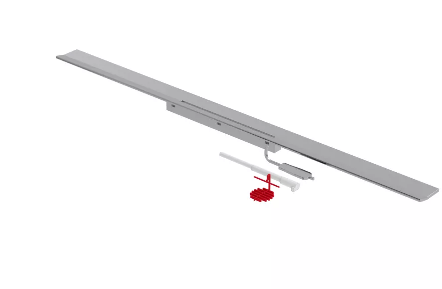 VIGOUR Individual 4.0 Designset gebürstet 100cm Wandmontage | V4DSW100