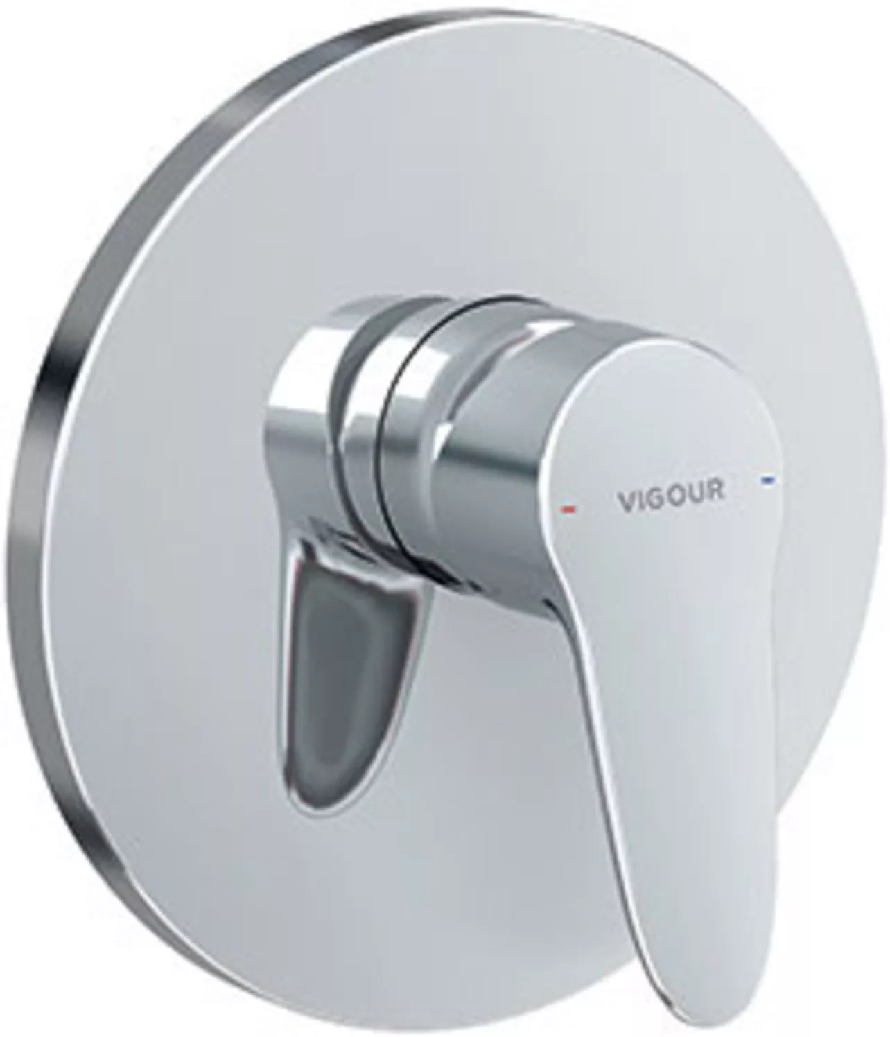 VIGOUR Farbset Brausebatterie clivia V2 f. VIGOUR-Box VUPK verchromt | CLFB