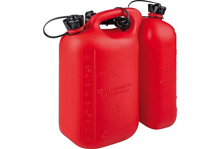 Hünersdorff Doppelkanister Standard Kunststoff, 5,5+3l, rot 835000 | 825000