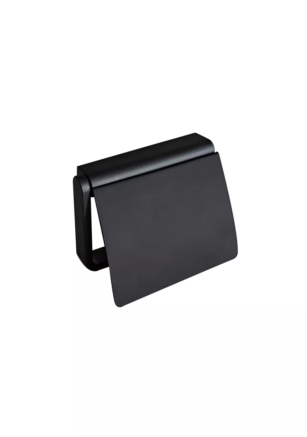 VIGOUR Papierhalter derby V3 mit Deckel schwarzmatt | V3DEPHSM