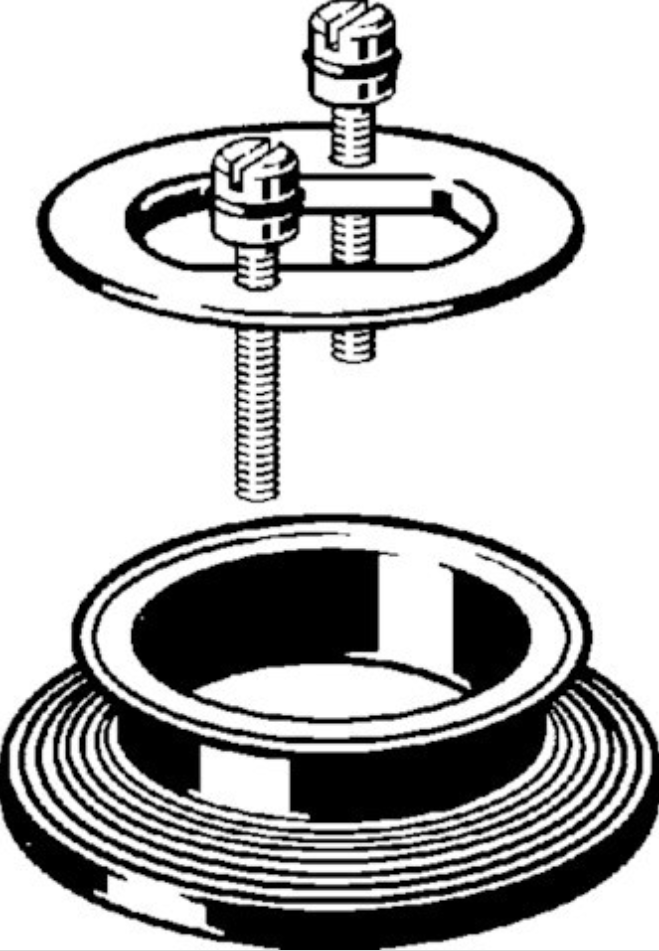 Viega Montageset Domoplex für Ablaufloch d=52mm  | 232405
