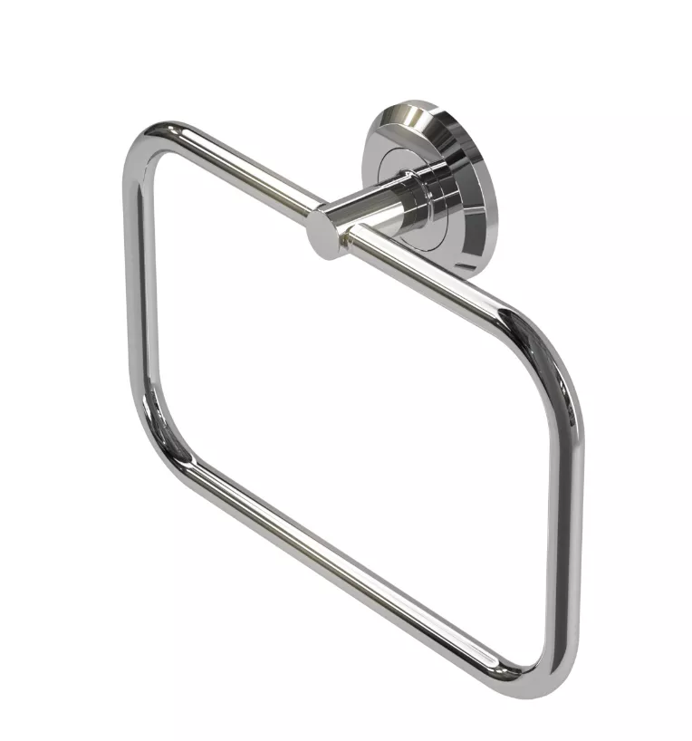 VIGOUR Handtuchring one geschlossen B:21cm H:15,3cm verchromt | ONHR