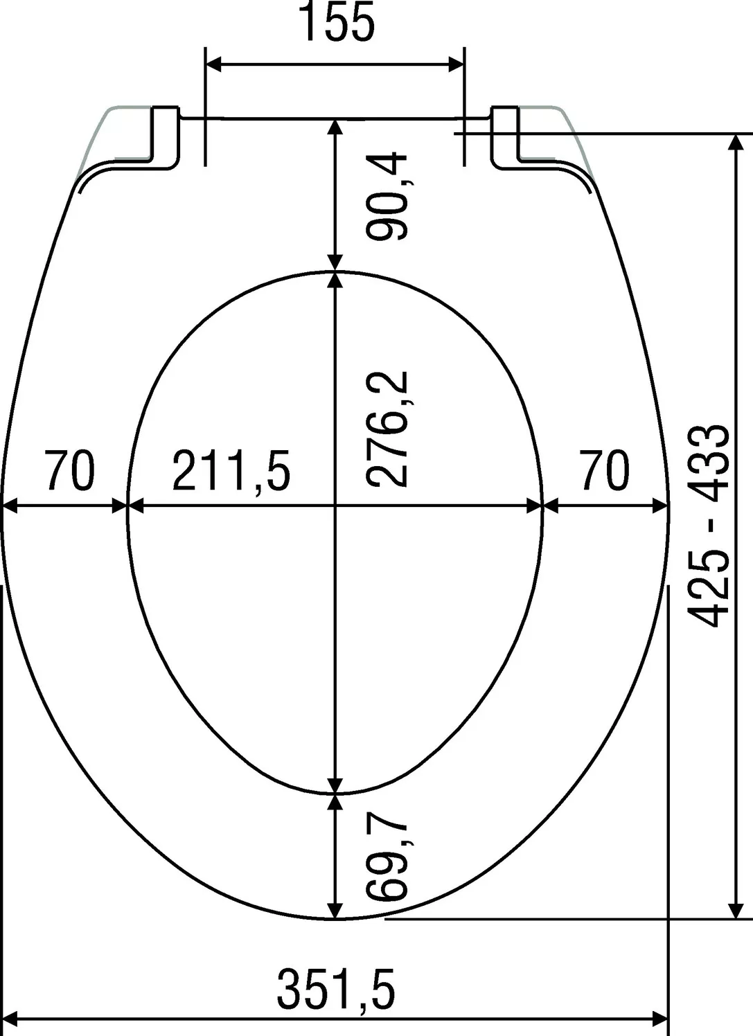 WC-Sitz MARO weiß TRINNITY mit Deckel und Edelstahlscharnier | MAROSIES