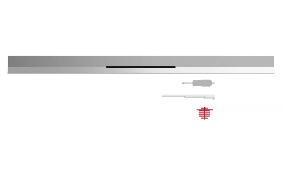 VIGOUR Individual 4.0 Designset gebürstet 100cm Wandmontage | V4DSW100