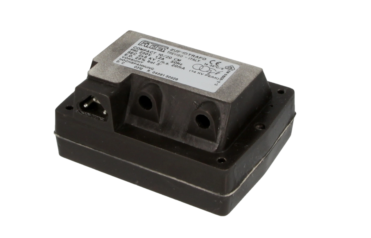 FIDA ignition transformer Zündtrafo 10/20 CM, 25%