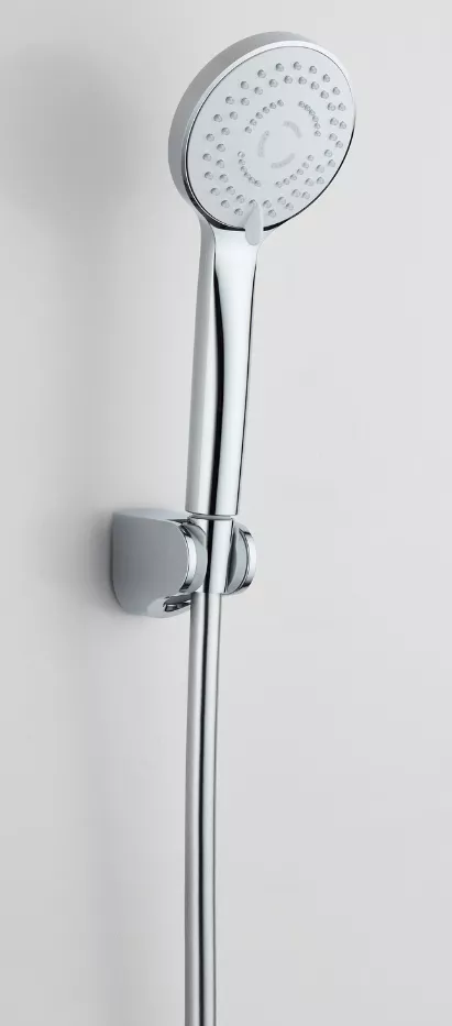 VIGOUR Wannenset individual 1.0 mit Wandhalter Schlauch,Handbr.mehrstrahl.verchr | V1WS5