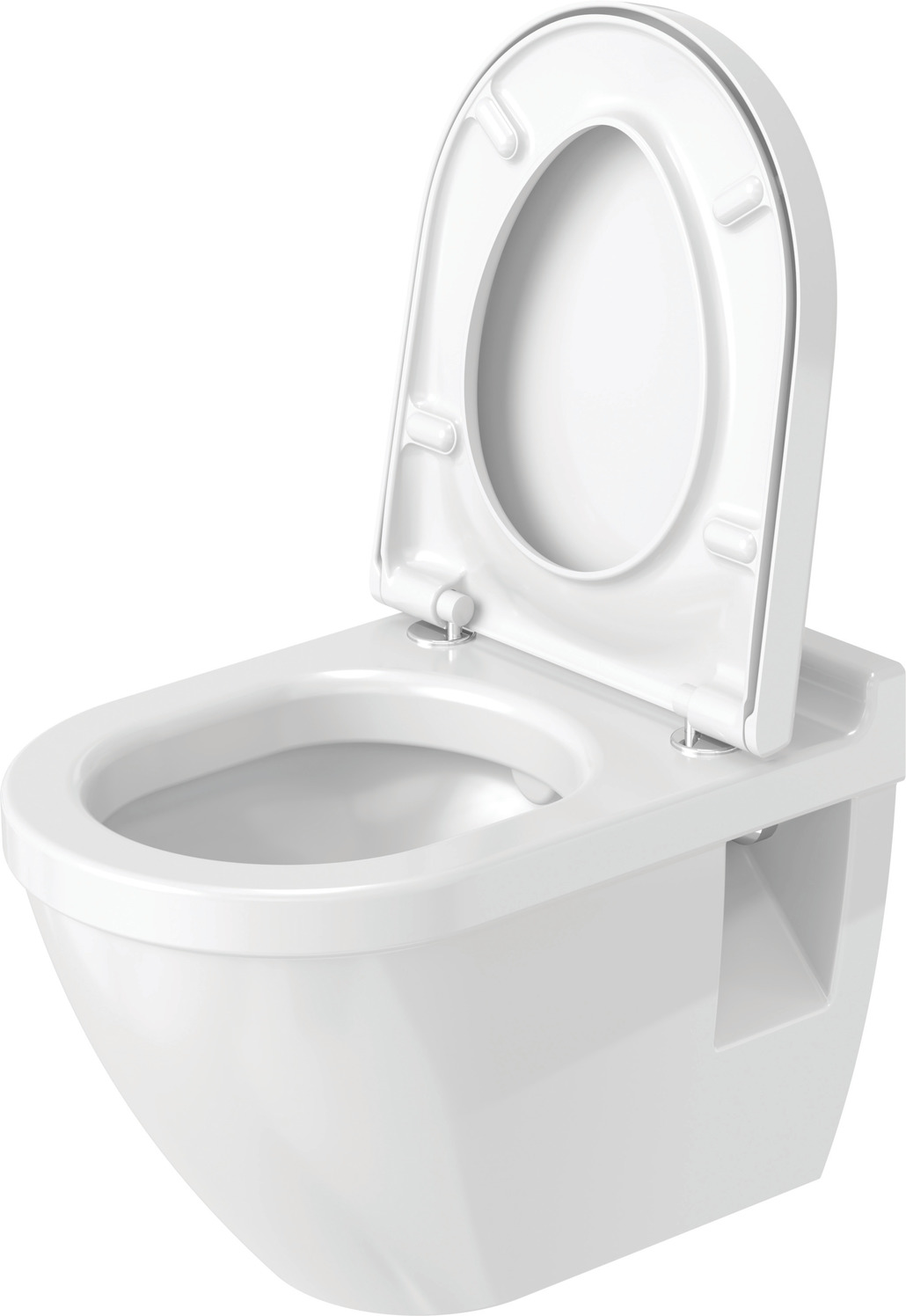 Duravit WC-Sitz Starck 3 abnehmb.m.Deckel weiss Scharniere Edelst.m.Absenkautom.| 0063890000
