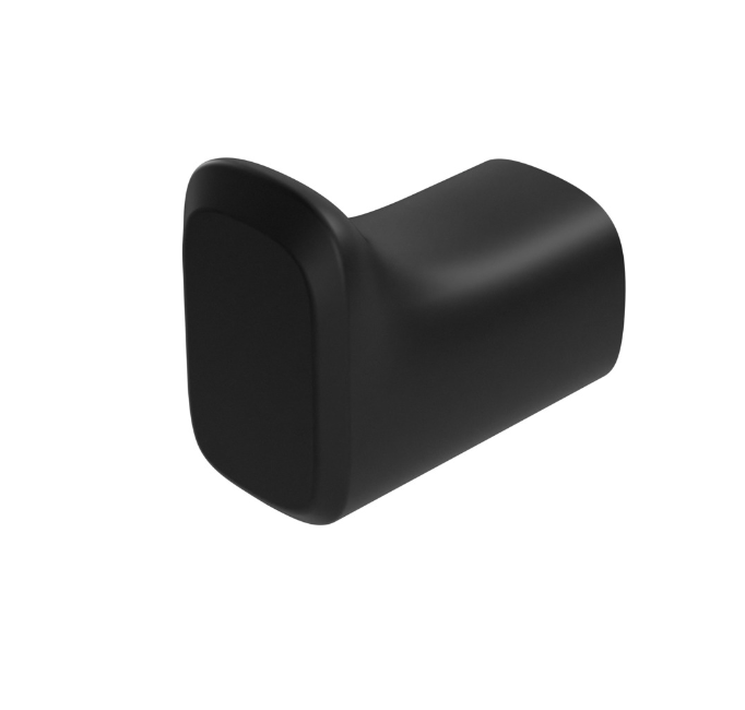VIGOUR Handtuchhaken derby style 35 mm schwarz matt | DESHASM