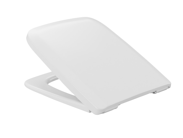 VIGOUR WC-Sitz derby style Edelstahlscharnier abnehmbar weiss | DESSI