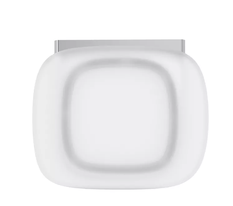 VIGOUR Seifenhalter derby style mit Glas verchromt | DESSH