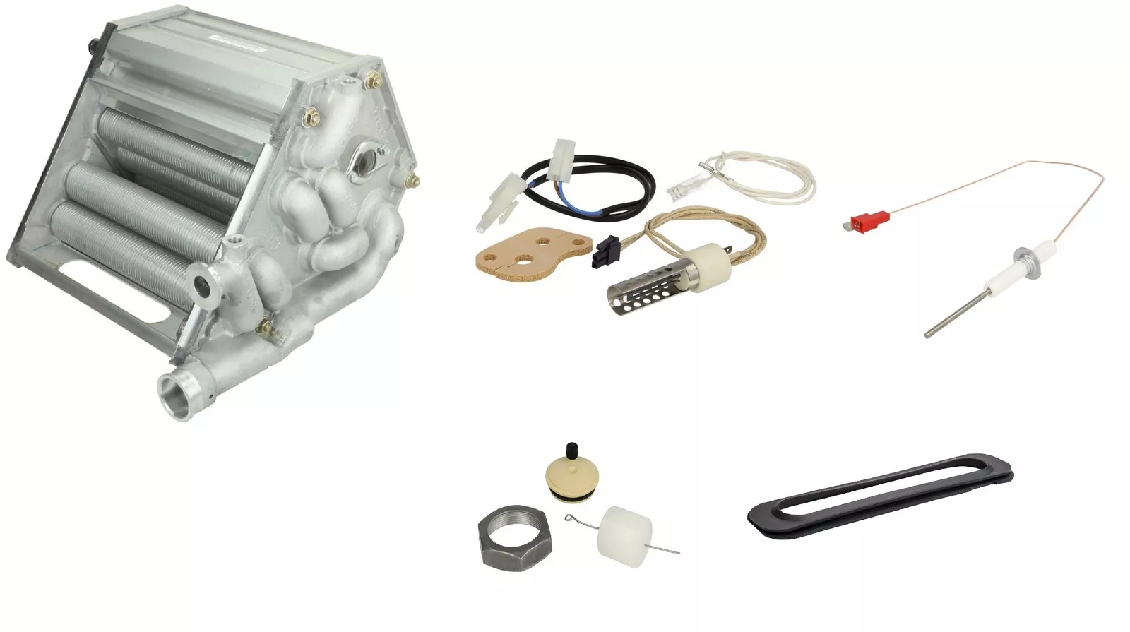 Buderus Wärmetauscher Komplett-Set Nr. 73031 für GB112 & Sieger BK11 | 11-24 kW