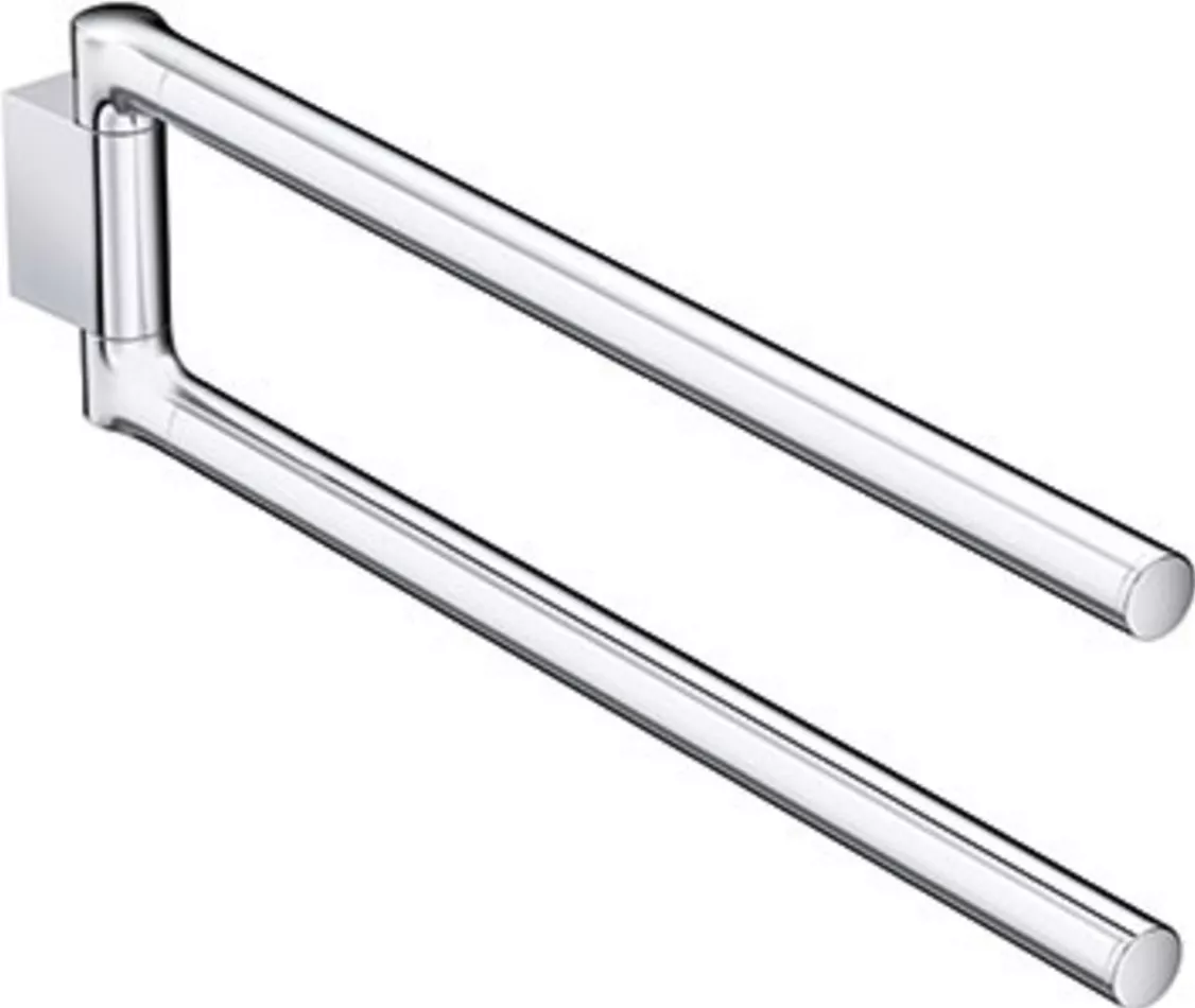 VIGOUR Handtuchhalter clivia 400mm 2-armig schwenkbar verchromt | CLHH40