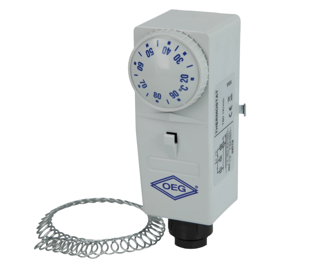 OEG Anlegethermostat BRC-A 20-90°C, außenliegende Verstellung 15 A 230 