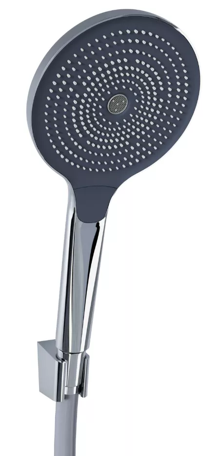 VIGOUR Wannenset individual 3.2 m.Wandhalter Schlauch u.HB.3-str. rund verchr | V32WS3R