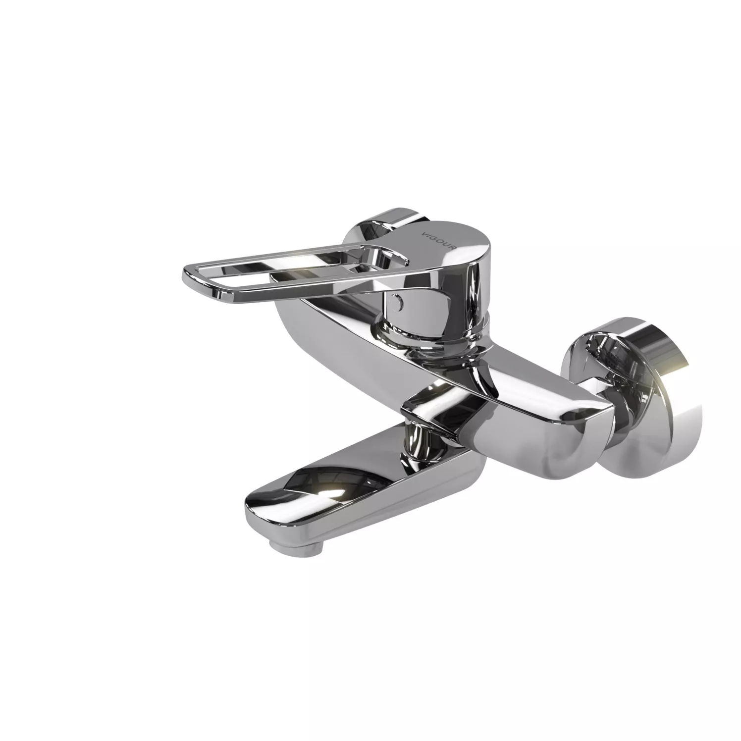 VIGOUR Einhand-Wandbatterie derby V3 plus m. Hebel offen Ausl. 140 mm verchromt |  DEPOHWB140