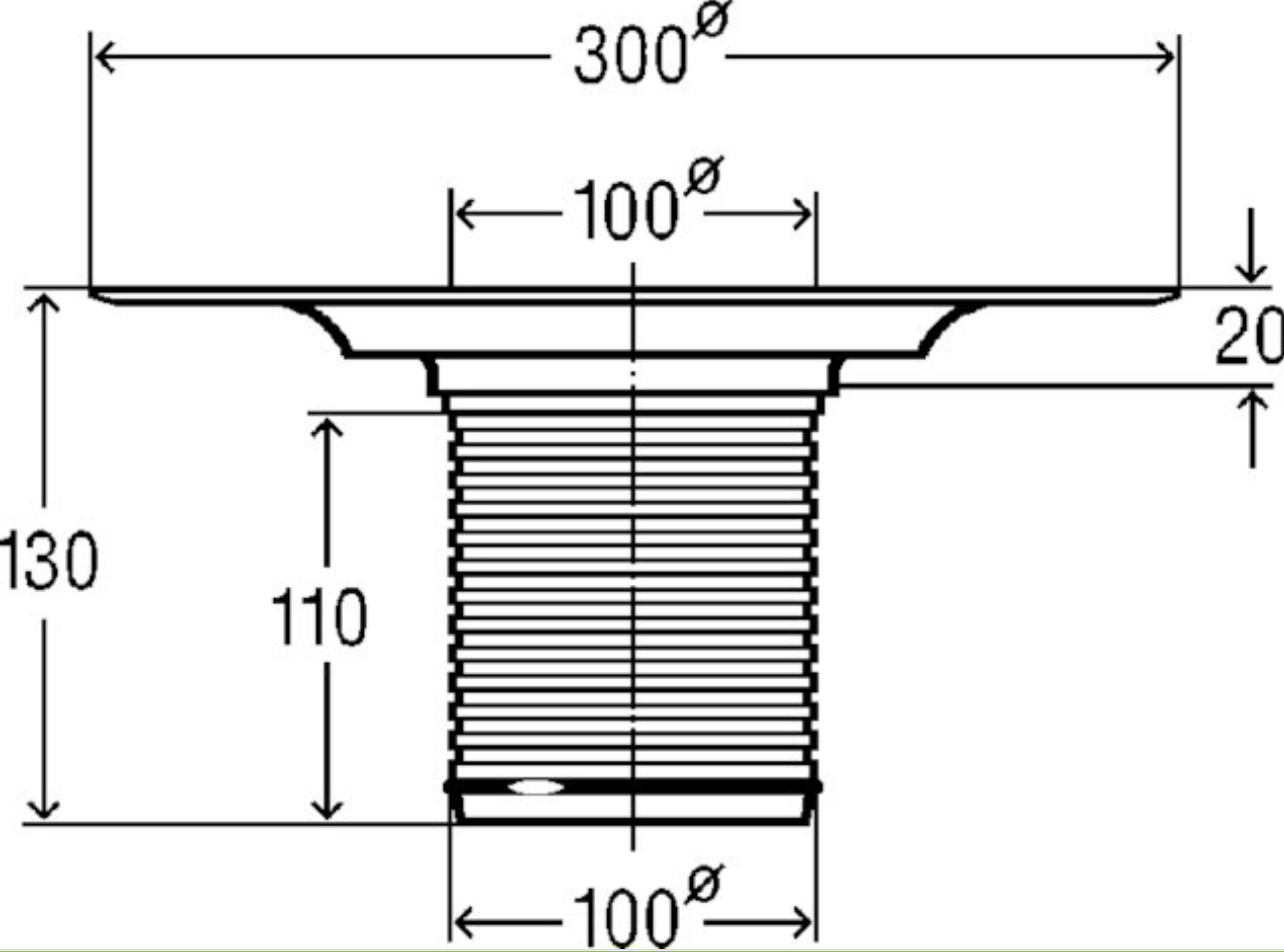 Viega Aufstockelement Advantix d=100mm für Verbundabdichtung 4925 | 471057