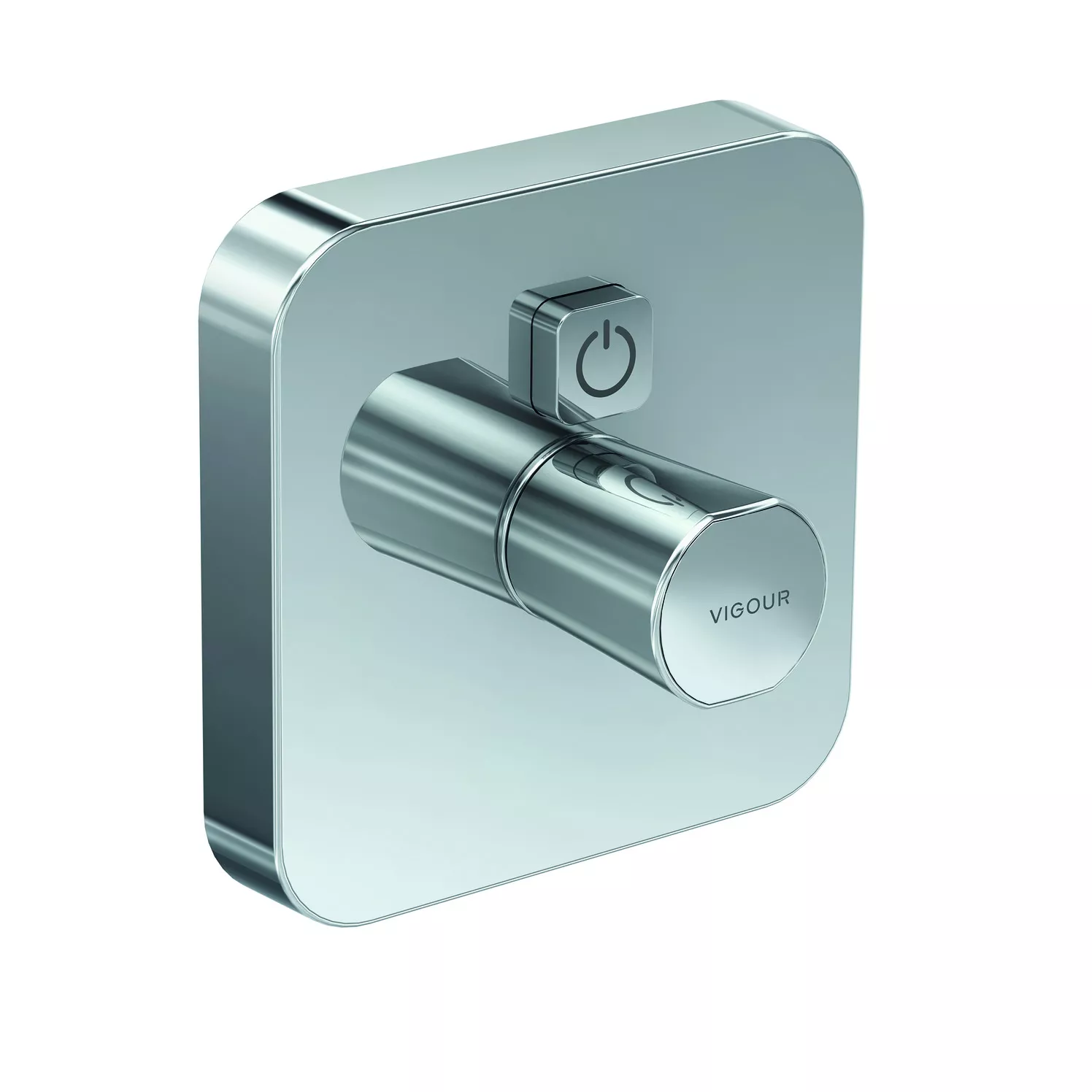 VIGOUR V4 Farbset TipTec Mischer für VUPK 1 Verbraucher Edge verchromt für modernes Badezimmer