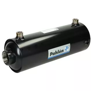 Schwimmbecken Wärmetauscher Edelstahl V4A HI-Flow HF 28 kW mit Halterung