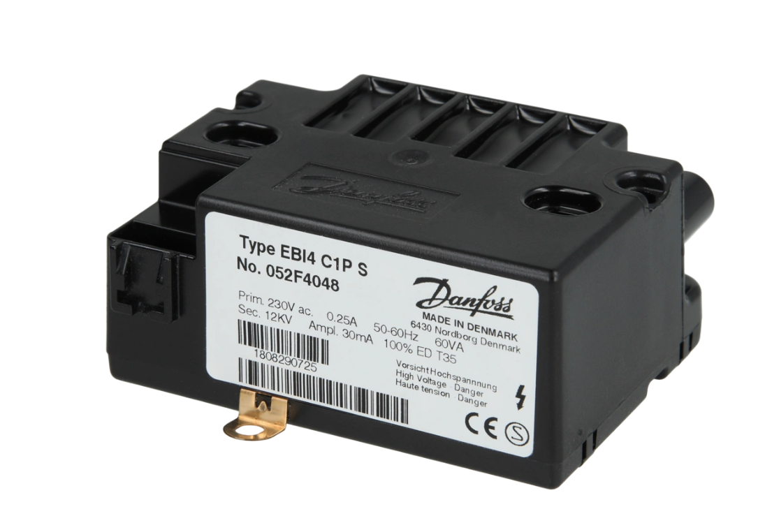 Danfoss Zündtrafo EBI4 C1P, 1-polig, Std. Gehäuse | 052F4048