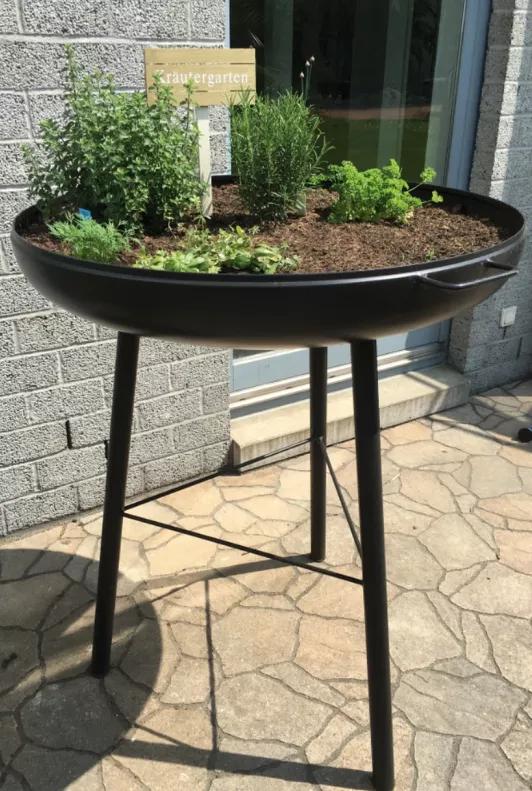 OEG Kräuterhochbeet aus Stahl Ø 1000 mm