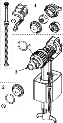 TECE-Füllventil F 10 Universal Nr.:YTC9820353