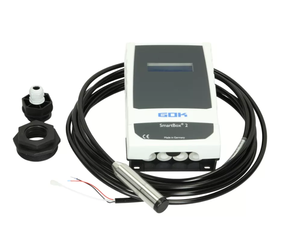 GOK SmartBox 2, Anzeigegerät mit Sonde Gehäusemontage im Haus, IP 30